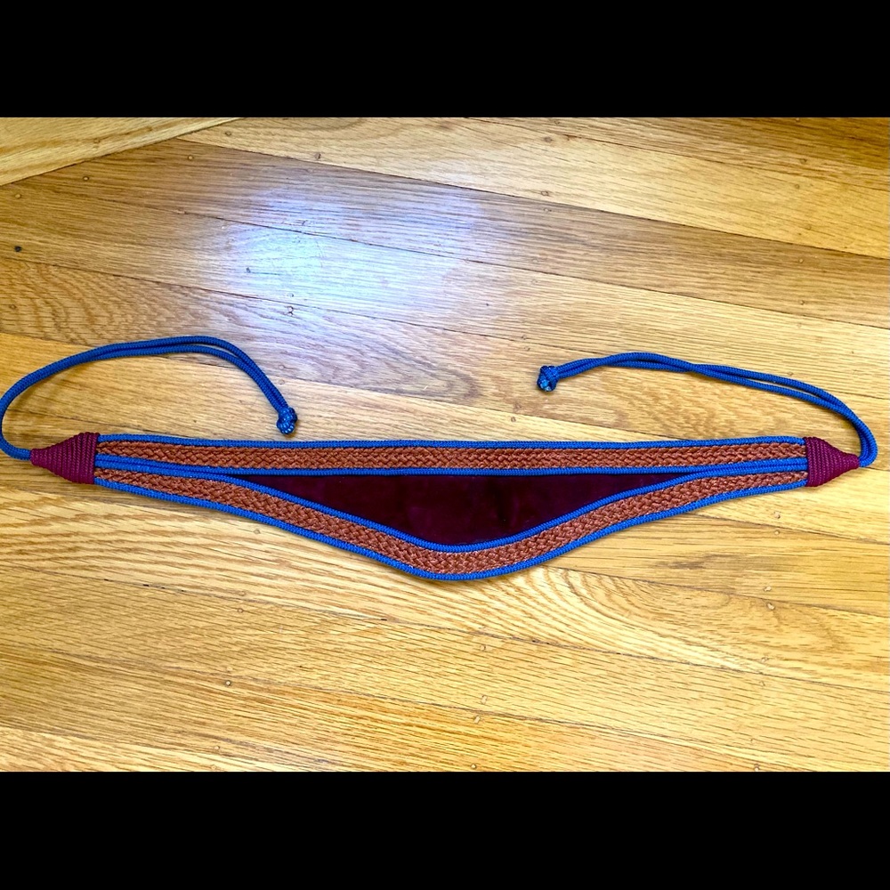 Suede belt